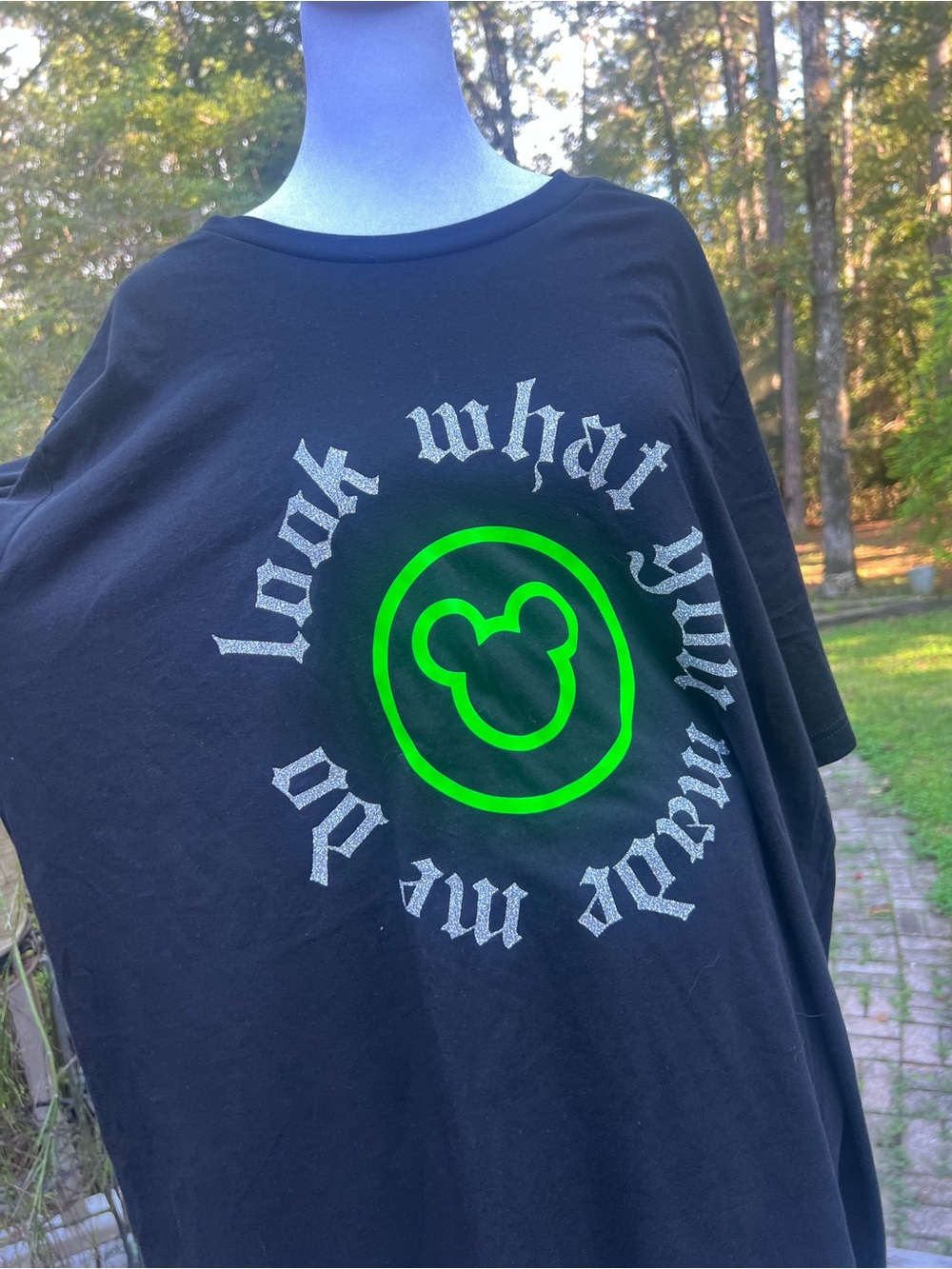 Bella Canvas 2XL Look What You Made Me Do Mickey Graphic Tee